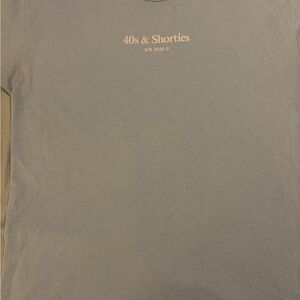 40s & Shorties Light Blue Shirt